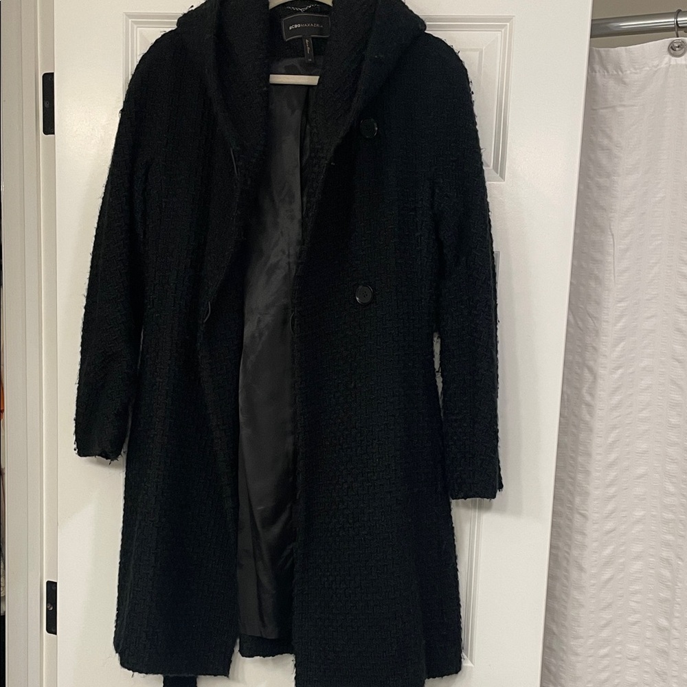 BCBGMaxAzria Black Teddy Jacket